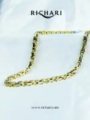 Two-Tone Byzantine Link Chain by Richari”