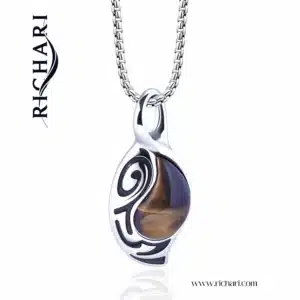 Richari Tiger’s Eye Tribal Pendant