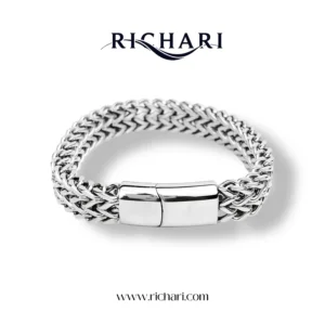 Richari Premium Braided Chain Bracelet – Stainless Steel