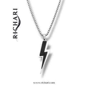 Lightning Bolt Pendant and chain