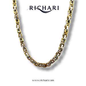 Two-Tone Byzantine Link Chain by Richari”