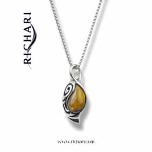Richari Tiger’s Eye Tribal Pendant