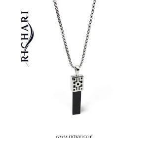 Geometric Bar Pendant Necklace
