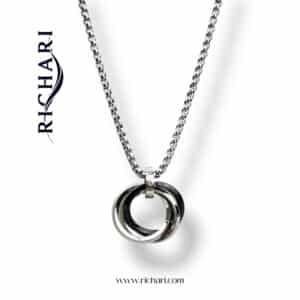Richari Velour Infinity Pendant with Chain