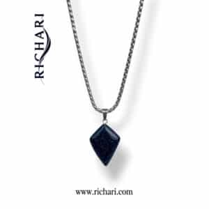 Midnight Galaxy Crystal Pendant with chain